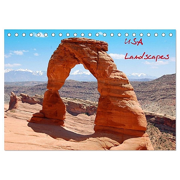USA Landscapes (Tischkalender 2024 DIN A5 quer), CALVENDO Monatskalender, C. J. Cibella