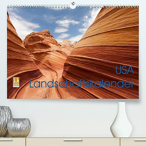 USA Landschaftskalender (Premium, hochwertiger DIN A2 Wandkalender 2023, Kunstdruck in Hochglanz), Patrick Leitz