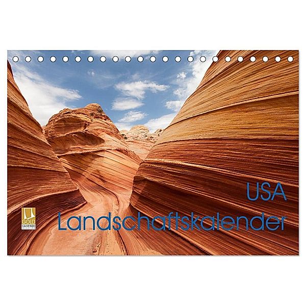 USA Landschaftskalender (Tischkalender 2024 DIN A5 quer), CALVENDO Monatskalender, Patrick Leitz