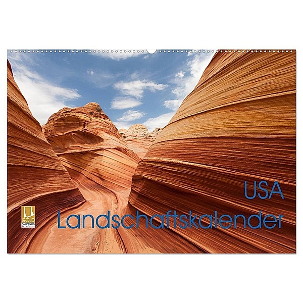 USA Landschaftskalender (Wandkalender 2024 DIN A2 quer), CALVENDO Monatskalender, Patrick Leitz