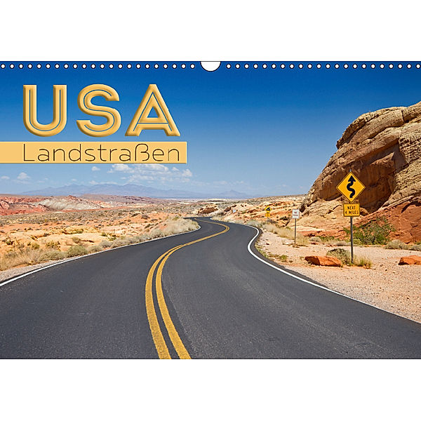 USA Landstra?en (Wandkalender 2019 DIN A3 quer), Melanie Viola