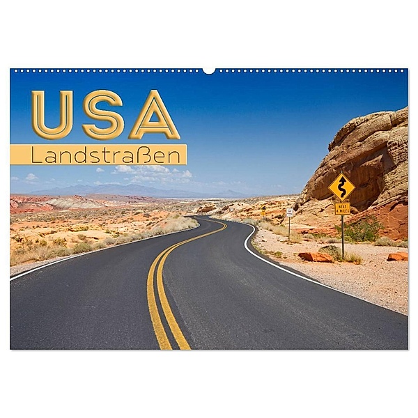USA Landstraßen (Wandkalender 2024 DIN A2 quer), CALVENDO Monatskalender, Melanie Viola