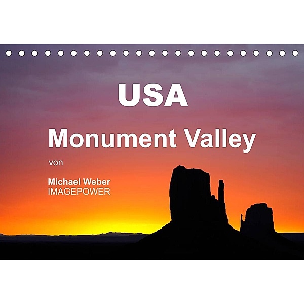 USA - Monument Valley (Tischkalender 2023 DIN A5 quer), Michael Weber