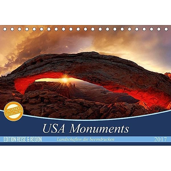 USA Monuments - Landschaften die beeindrucken (Tischkalender 2017 DIN A5 quer), Michael Rucker