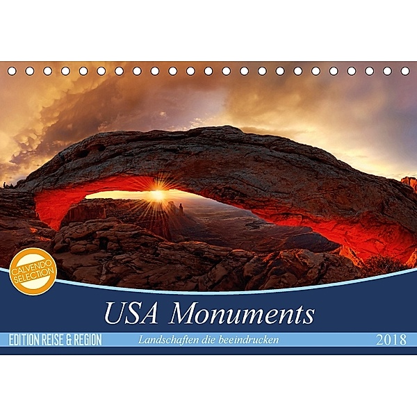 USA Monuments - Landschaften die beeindrucken (Tischkalender 2018 DIN A5 quer), Michael Rucker