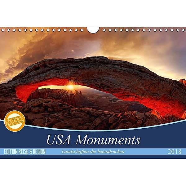 USA Monuments - Landschaften die beeindrucken (Wandkalender 2018 DIN A4 quer), Michael Rucker