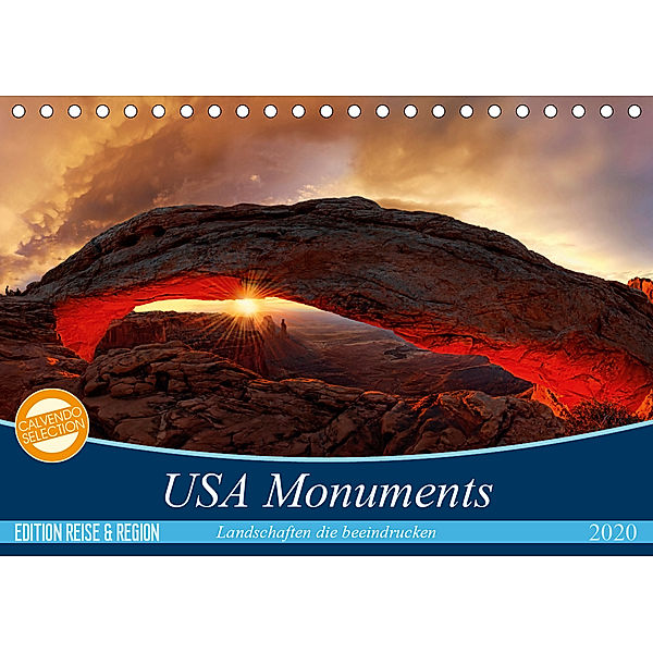 USA Monuments - Landschaften die beeindrucken (Tischkalender 2020 DIN A5 quer), Michael Rucker