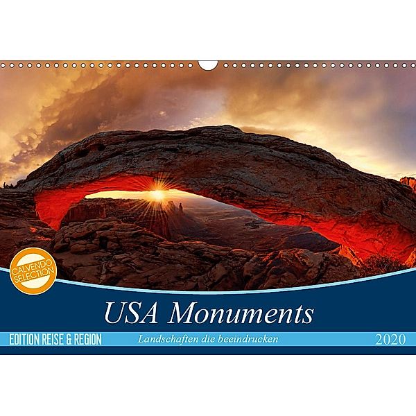 USA Monuments - Landschaften die beeindrucken (Wandkalender 2020 DIN A3 quer), Michael Rucker