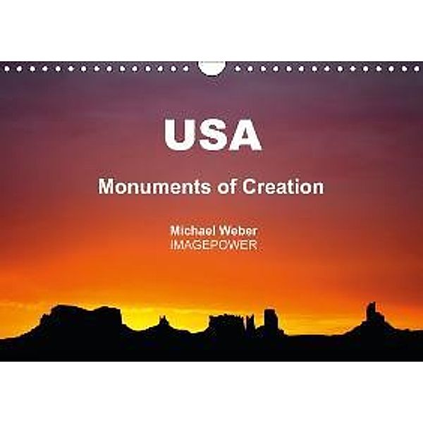 USA - Monuments of Creation (Wall Calendar 2015 DIN A4 Landscape), Michael Weber