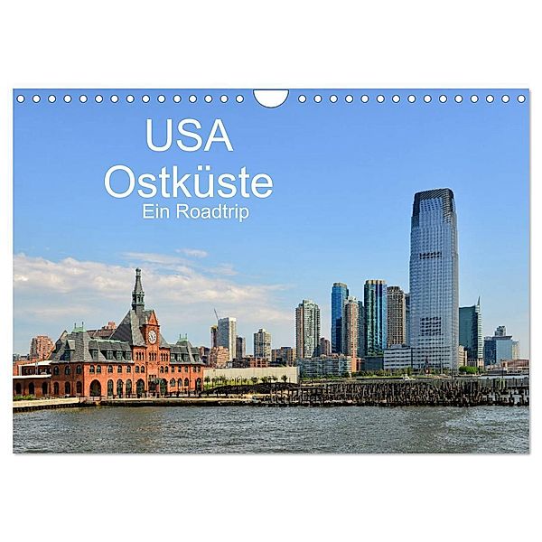 USA Ostküste Ein Road Trip (Wandkalender 2025 DIN A4 quer), CALVENDO Monatskalender, Calvendo