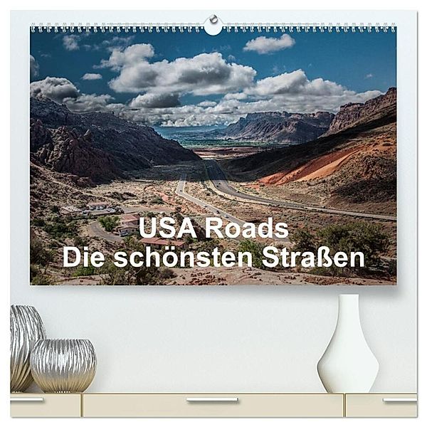 USA Roads (hochwertiger Premium Wandkalender 2024 DIN A2 quer), Kunstdruck in Hochglanz, Thomas Jansen