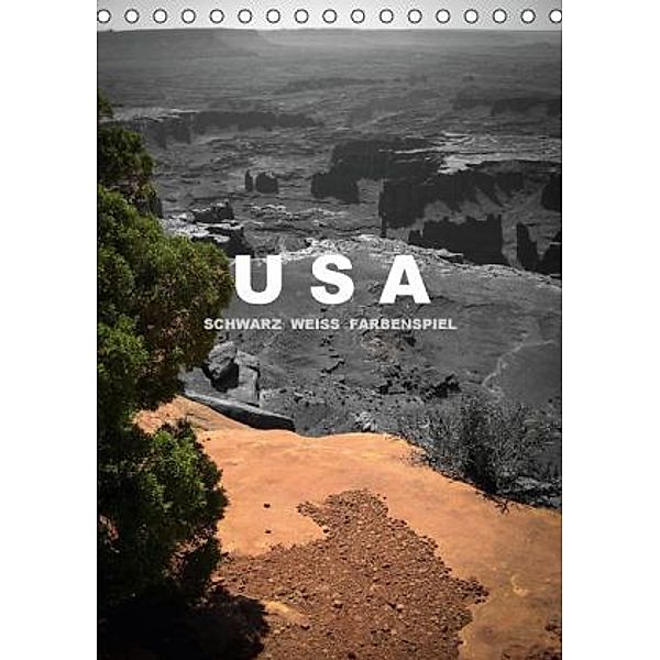 USA - Schwarz weiss Farbenspiel / AT-Version (Tischkalender 2016 DIN A5 hoch), Mona Stut Artwork