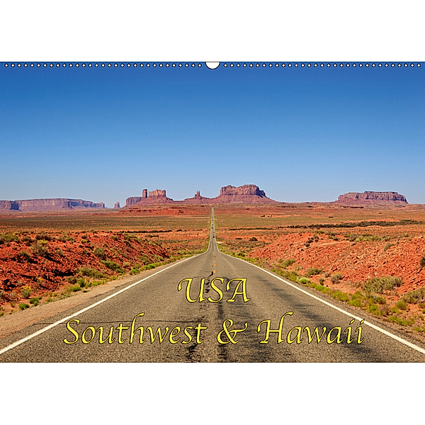 USA Southwest & Hawaii (Wandkalender 2019 DIN A2 quer), Dominik Wigger