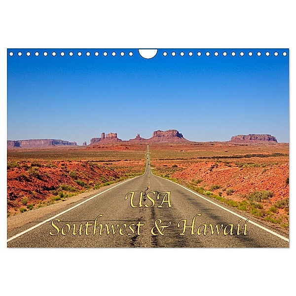 USA Southwest & Hawaii (Wandkalender 2024 DIN A4 quer), CALVENDO Monatskalender, Dominik Wigger