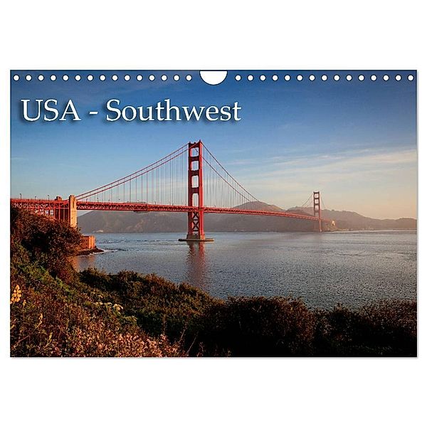 USA - Southwest (Wandkalender 2024 DIN A4 quer), CALVENDO Monatskalender, Dominik Wigger