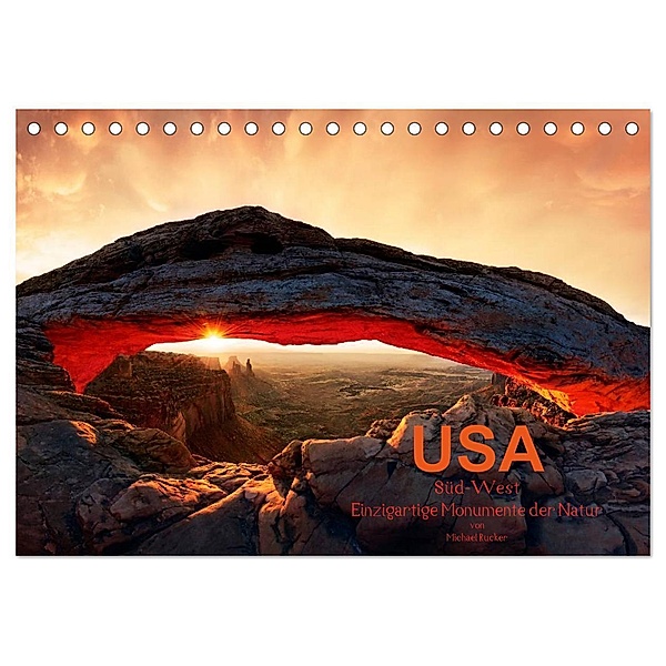 USA Süd-West (Tischkalender 2024 DIN A5 quer), CALVENDO Monatskalender, Michael Rucker