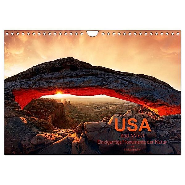 USA Süd-West (Wandkalender 2024 DIN A4 quer), CALVENDO Monatskalender, Michael Rucker