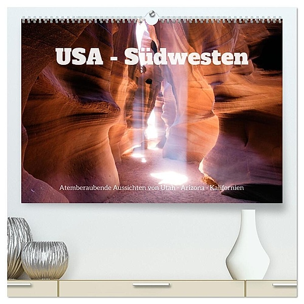 USA Südwesten - Atemberaubende Aussichten (hochwertiger Premium Wandkalender 2024 DIN A2 quer), Kunstdruck in Hochglanz, Matteo Colombo