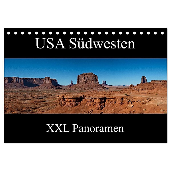 USA Südwesten - XXL Panoramen (Tischkalender 2024 DIN A5 quer), CALVENDO Monatskalender, Juergen Schonnop