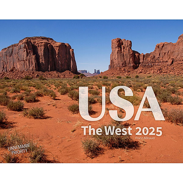USA The West 2025 Großformat-Kalender 58 x 45,5 cm