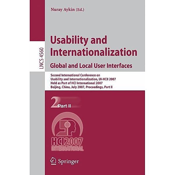 Usability and Internationalization. Global and Local User Interfaces