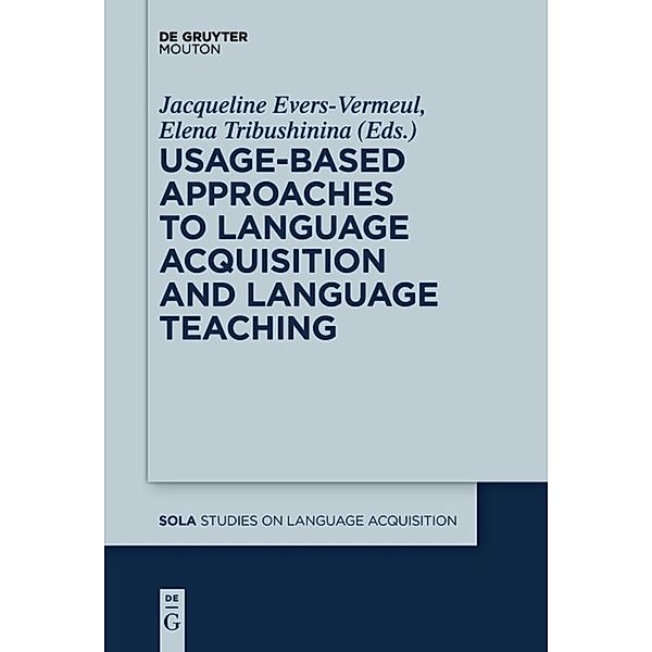 Usage-Based Approaches to Language Acquisition and Language Teaching