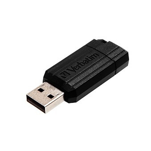 USB 2.0 Drive 16GB Pinstripe, schwarz