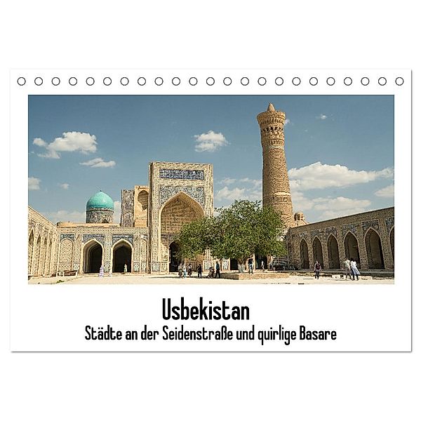 Usbekistan (Tischkalender 2024 DIN A5 quer), CALVENDO Monatskalender, Teresa Schade
