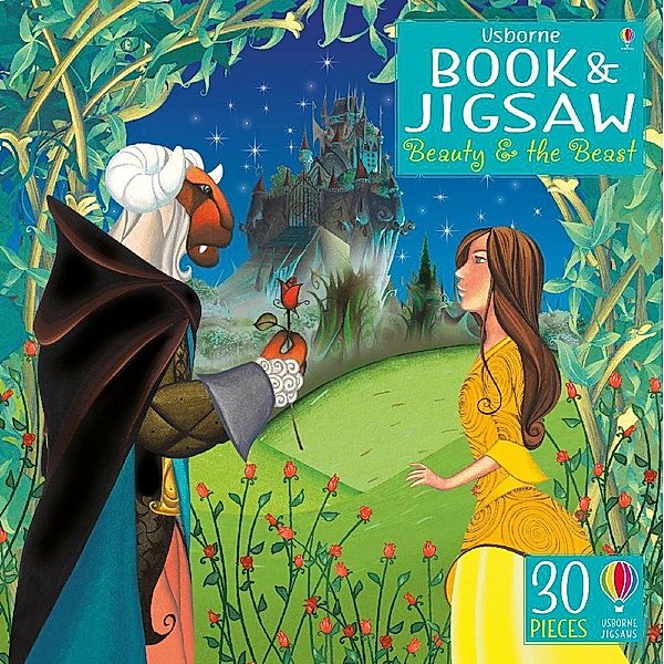 Usborne Publishing Usborne Book and Jigsaw Beauty and the Beast, Louie Stowell