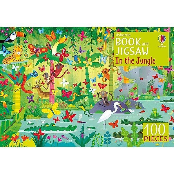 Usborne Publishing Usborne Book and Jigsaw - Usborne Book and Jigsaw In the Jungle, Kirsteen Robson