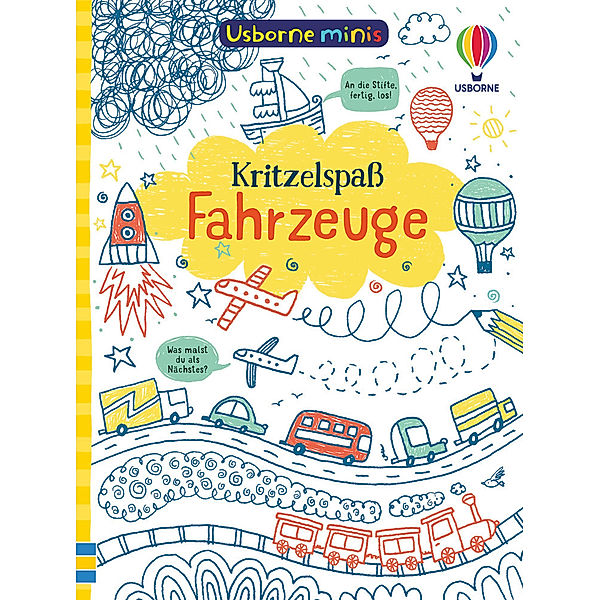 Usborne Minis: Kritzelspass Fahrzeuge, Simon Tudhope