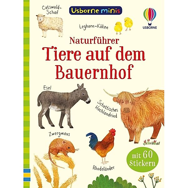 Usborne Minis Naturführer: Tiere auf dem Bauernhof