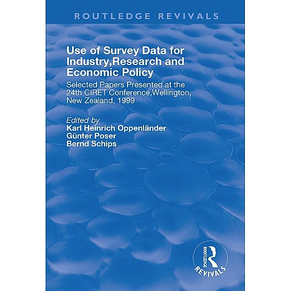 Use of Survey Data for Industry, Research and Economic Policy