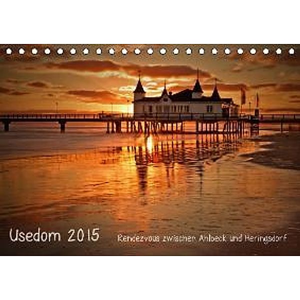 Usedom 2015 Rendezvous zwischen Ahlbeck und Heringsdorf (Tischkalender 2015 DIN A5 quer), Marko Knuth