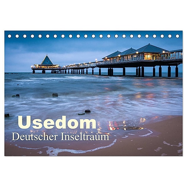 Usedom - Deutscher Inseltraum (Tischkalender 2024 DIN A5 quer), CALVENDO Monatskalender, Martin Wasilewski