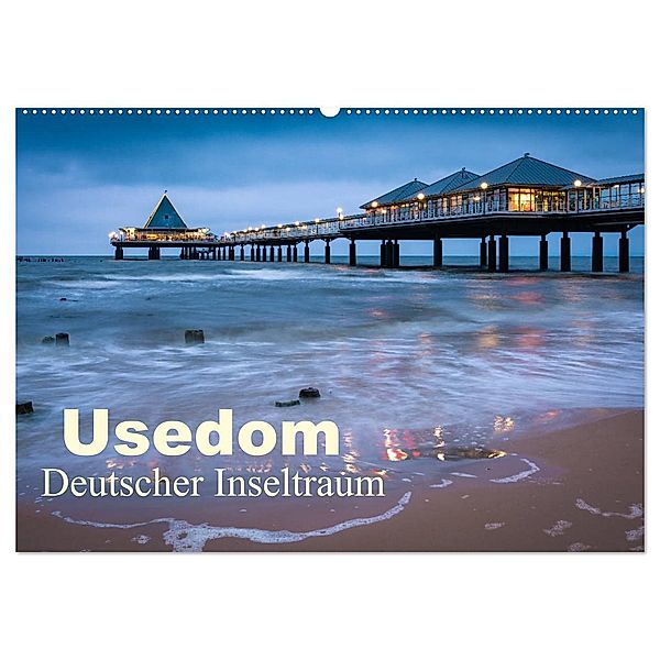 Usedom - Deutscher Inseltraum (Wandkalender 2024 DIN A2 quer), CALVENDO Monatskalender, Martin Wasilewski