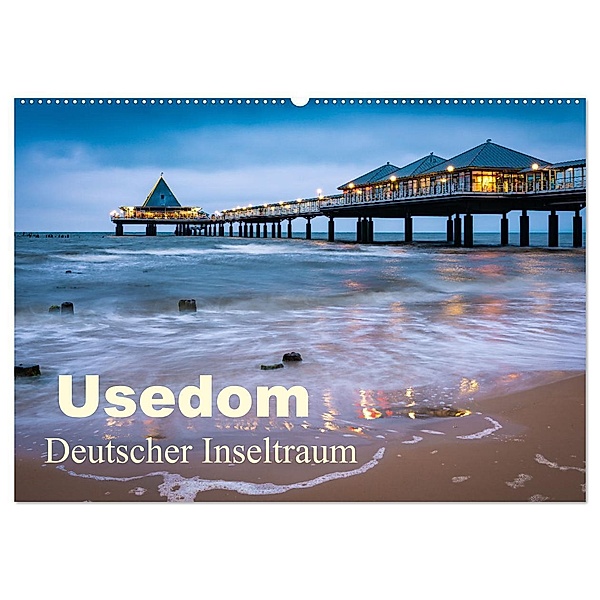 Usedom - Deutscher Inseltraum (Wandkalender 2024 DIN A2 quer), CALVENDO Monatskalender, Martin Wasilewski
