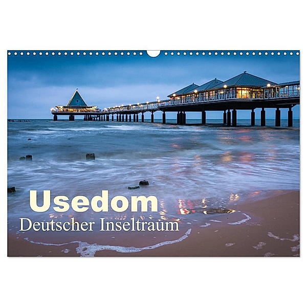 Usedom - Deutscher Inseltraum (Wandkalender 2024 DIN A3 quer), CALVENDO Monatskalender, Martin Wasilewski