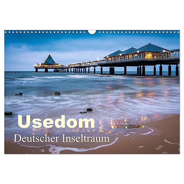 Usedom - Deutscher Inseltraum (Wandkalender 2024 DIN A3 quer), CALVENDO Monatskalender, Martin Wasilewski
