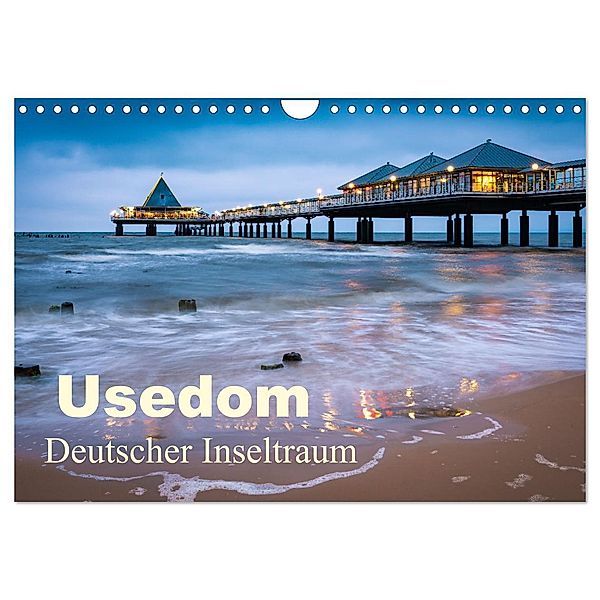 Usedom - Deutscher Inseltraum (Wandkalender 2024 DIN A4 quer), CALVENDO Monatskalender, Martin Wasilewski