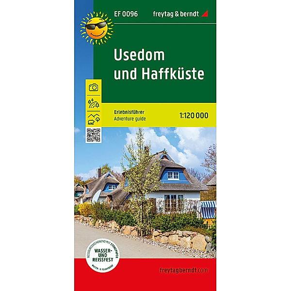 Usedom und Haffküste, Erlebnisführer 1:120.000, freytag & berndt