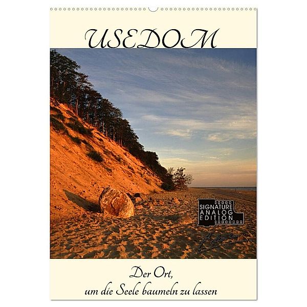 Usedom (Wandkalender 2024 DIN A2 hoch), CALVENDO Monatskalender, Helmut Harhaus