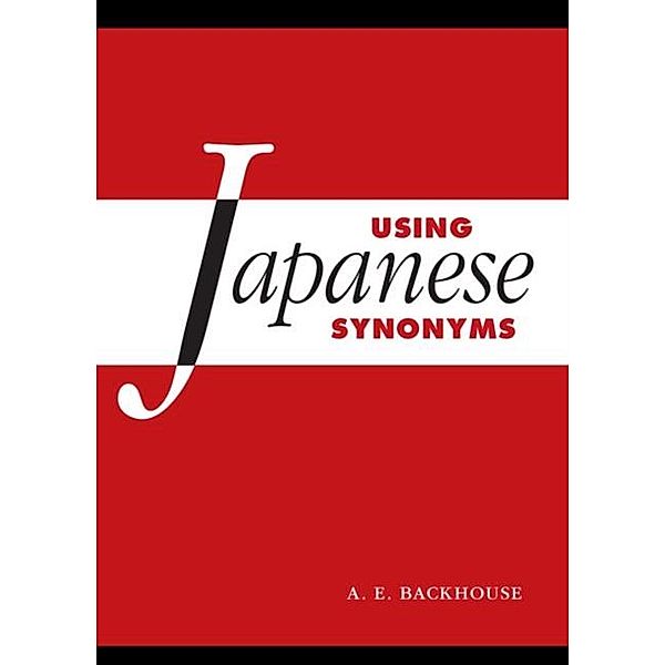 Using Japanese Synonyms, A. E. Backhouse