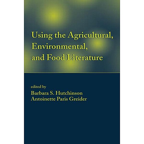 Using the Agricultural, Environmental, and Food Literature