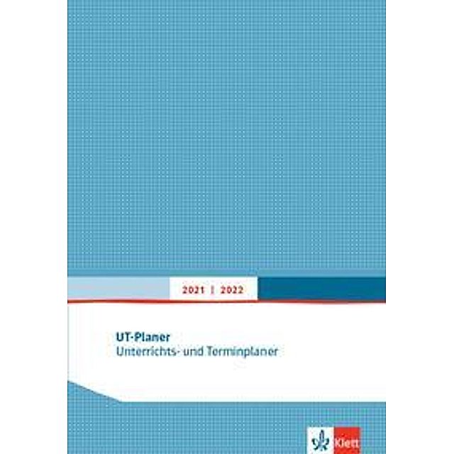 UT-Planer 2021 2022. Unterrichts- und Terminplaner. Kalender 5er-Paket  Format DIN A4 Buch versandkostenfrei bei Weltbild.ch bestellen