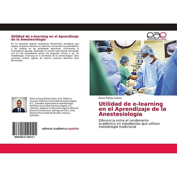 Utilidad de e-learning en el Aprendizaje de la Anestesiología, Edwin Peñate Suárez
