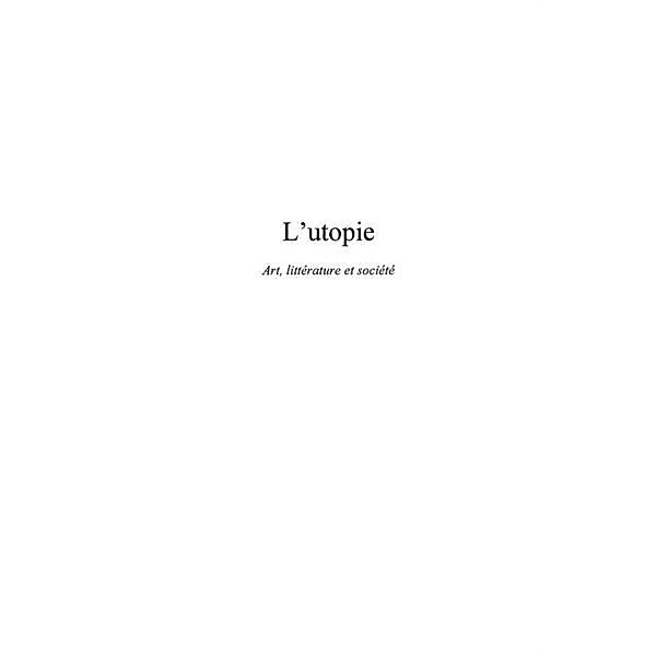 Utopie L' / Hors-collection, Dominique Berthet