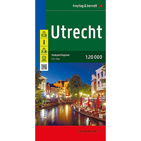 Utrecht, Stadtplan 1:20.000, freytag & berndt