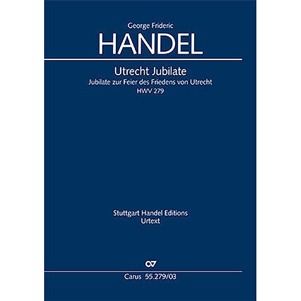 Utrechter Jubilate (Klavierauszug), Georg Friedrich Händel