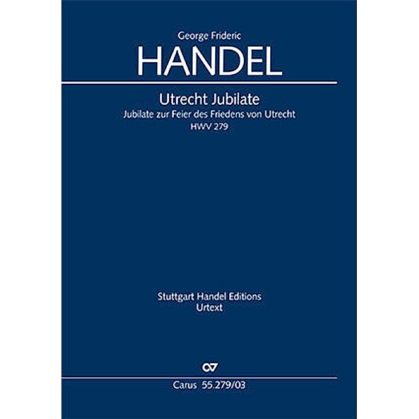 Utrechter Jubilate (Klavierauszug), Georg Friedrich Händel
